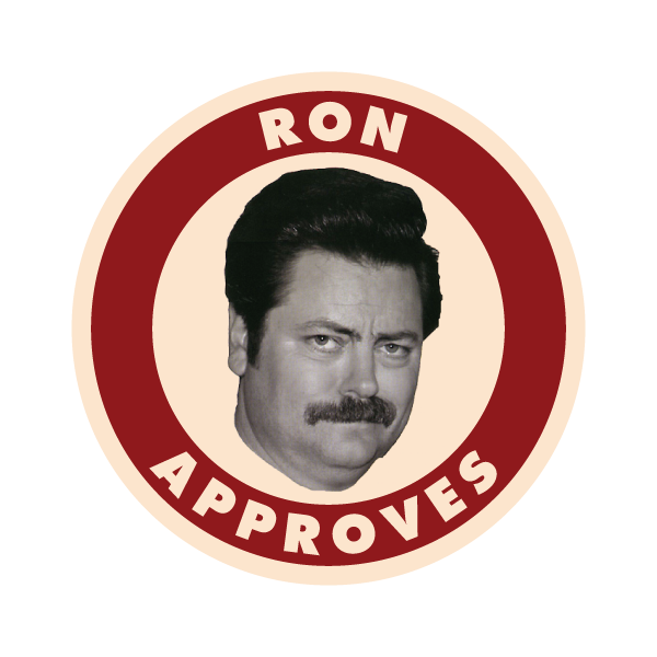Ron Swanson Approves badge